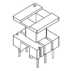 JW-1921/EI19 V (3+3PIN) Transformer Bobbin