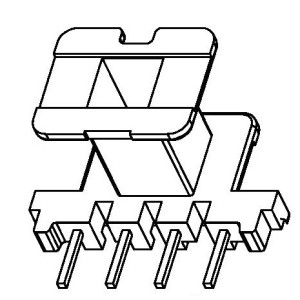 JW-1918Q/EE19 H unilateral (4PIN) Transformer Bobbin