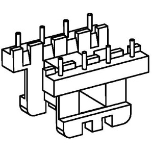 JW-1904/EE19 H (4+4PIN) Transformer Bobbin