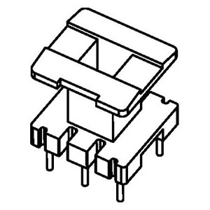 JW-1901/EE19 V (3+3PIN) Transformer Bobbin