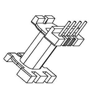 JW-1701/EPC17 H unilateral (4PIN) Transformer Bobbin