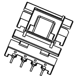 JW-1647/EF16 H (4+4PIN) Transformer Bobbin