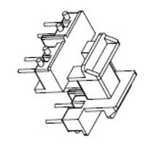 JW-1635/EF16 H (4+4PIN) Transformer Bobbin