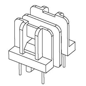 JW-1001/UU10.5 H (2+2PIN) Transformer Bobbin