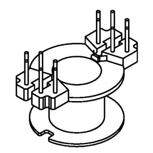 JW-802/RM8 V (6+6PIN) Transformer Bobbin