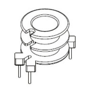 JW-603/RM-6 V double groove (2+2PIN) Transformer Bobbin
