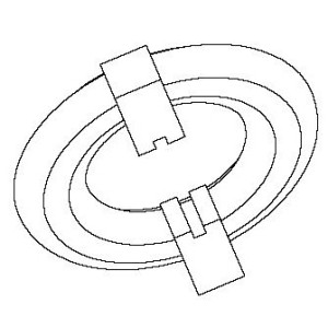 JW-051A/Base upper cover Transformer Bobbin