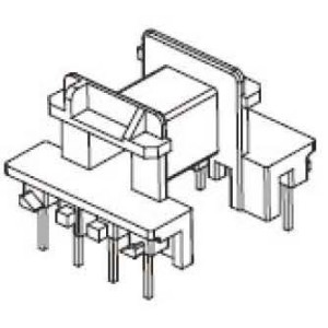 JW-2025A/EF20 H (4+4PIN) Transformer Bobbin